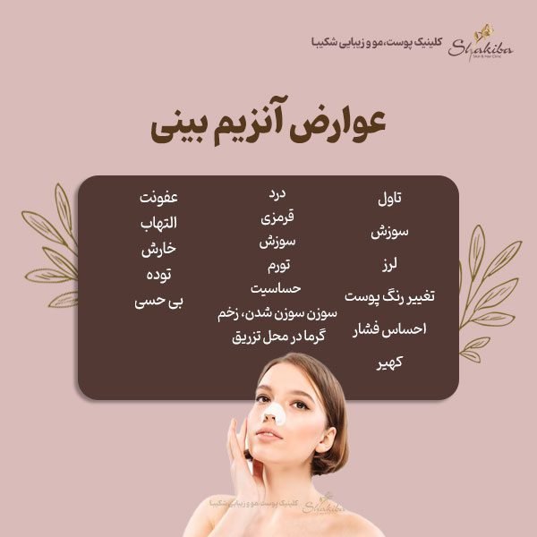  کبودی بعد از عمل بینی چقدر طول میکشد+آیا تزریق آنزیم بینی باعث نکروز می‌شود+آیا آب کرفس برای کبودی بعد از عمل بینی مفید است