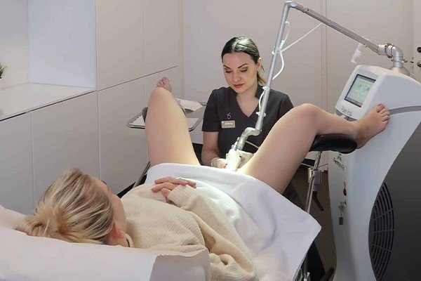  عکس قبل و بعد لیزر سفید کننده واژن+لیزر مونالیزا