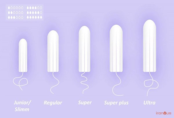  فیلم و عکس استفاده از تامپون قاعدگی