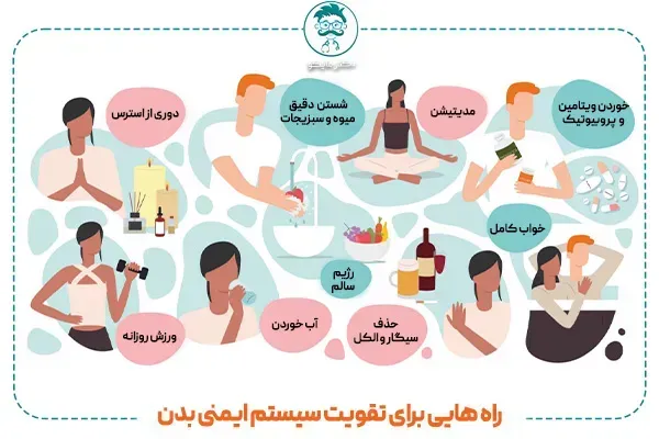  برای افزایش سیستم ایمنی بدن چه کنیم؟