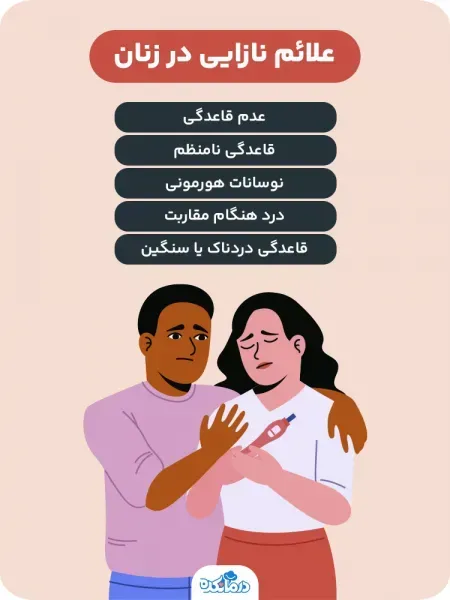  چه بیماری هایی باعث نازایی / حامله نشدن / باردار نشدن میشود؟