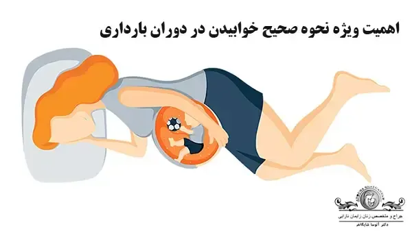 عکس درست خوابیدن در بارداری