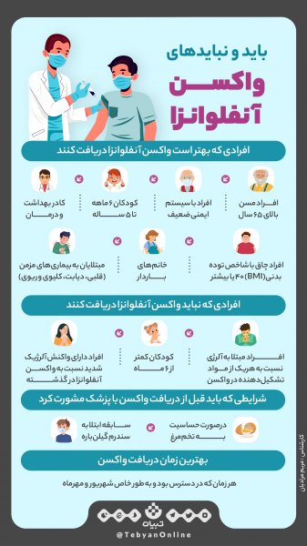  واکسن آنفولانزا از چه سنی میشه زد؟