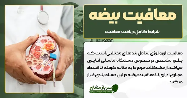  آیا کیست بیضه معافیت دارد؟