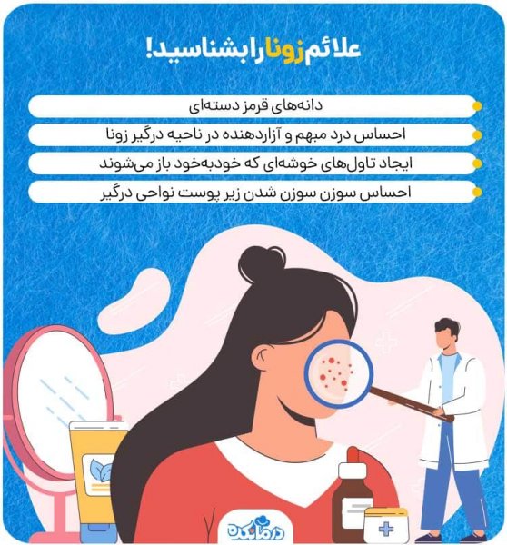  عکس بیماری زونا در بزرگسالان