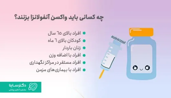  چقدر بعد از سرماخوردگی واکسن آنفولانزا بزنیم؟